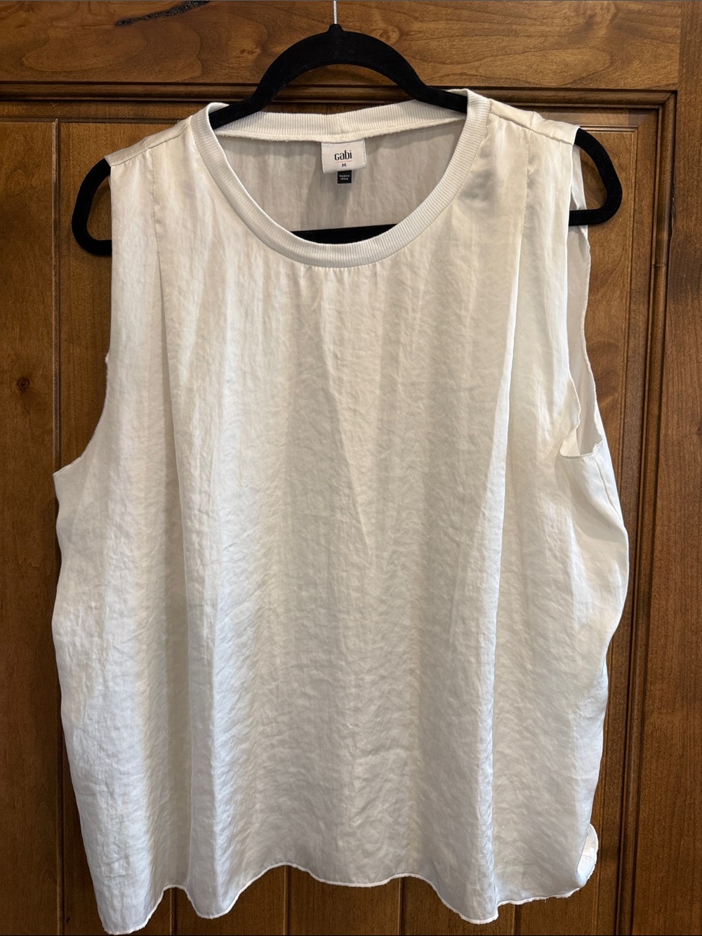 CAbi Complete Top Off White Sleeveless